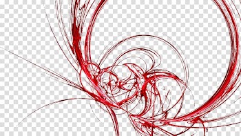 Desktop Abstraction, abstract red transparent background PNG clipart