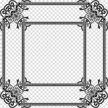 Desktop , floral ornament frame transparent background PNG clipart