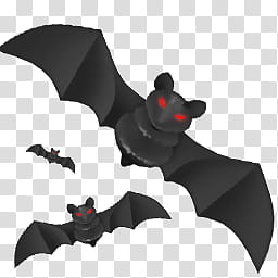 Desktop Halloween Icons, Bats transparent background PNG clipart