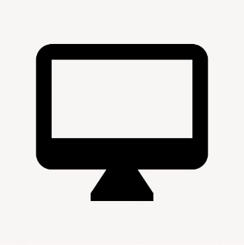 Desktop Mac, hardware icon, outlined | Free Icons - rawpixel