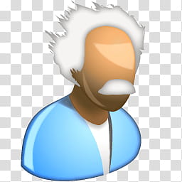 Desktop People Icons, Einstein transparent background PNG clipart
