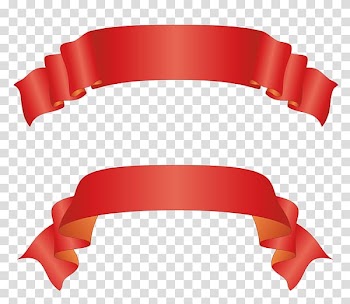 Desktop Ribbon , red banner transparent background PNG clipart