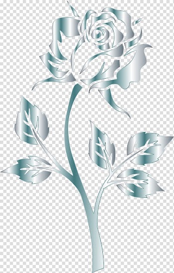 Desktop Rose Silver , silver transparent background PNG clipart
