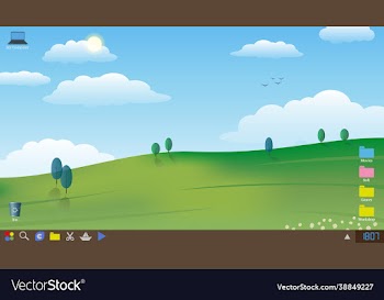 desktop snapshot screensaver calm landscape