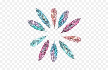 Desktop Wallpaper Feather Drawing - boho arrow 
