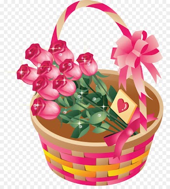 Desktop Wallpaper Garden roses Flower bouquet Pink - flower basket 