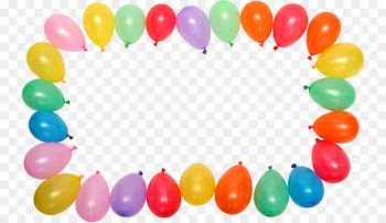 Desktop Wallpaper Picture Frames Image High-definition television Greeting & Note Cards - Balloons border 