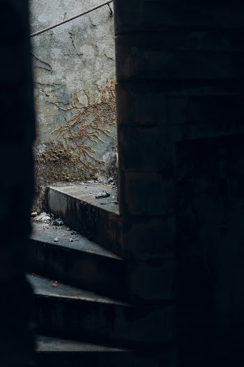 Desolate Stairs to Nowhere.