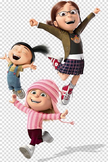 Despicable Me Margo Agnes Edith Drawing, despicable me transparent background PNG clipart