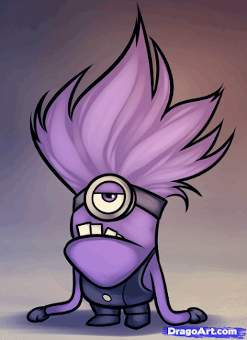 Despicable me minions evil minion purple yellow love | Minions ...