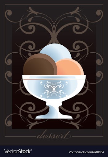 Dessert vector image