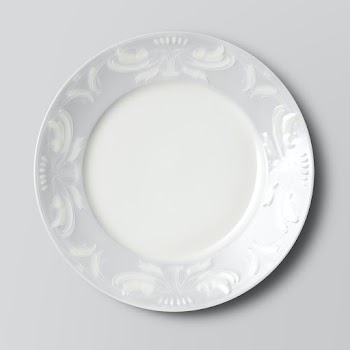 Dessertbord met symmetrische bladmotieven in reli&euml;f, Georges de Feure (ca. 1900). Original from The Rijksmuseum. Digitally enhanced by rawpixel.