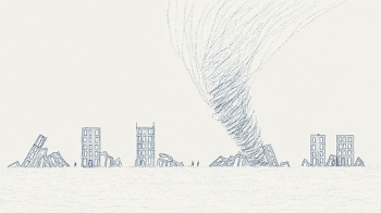 Destruction by Tornado: An Artistic Representation