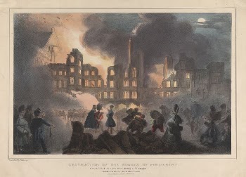 Destruction of the Houses of Parliament, | Free Photo - rawpixel