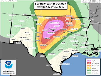 Destructive tornadoes and severe flooding expected in Oklahoma and ...