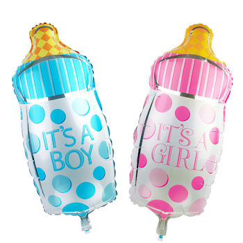 Detail Feedback Questions about Its A Boy/Girl Milk Bottle Foil ...