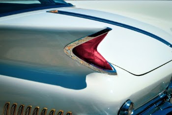 Detail of vintage car