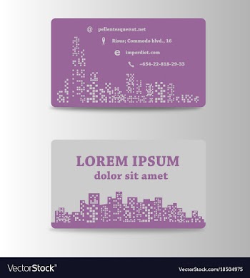 Detailed business cards for cafe and restaurant vector image
