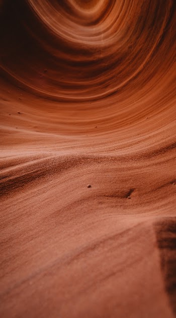Details of the Antelope Canyon wall.