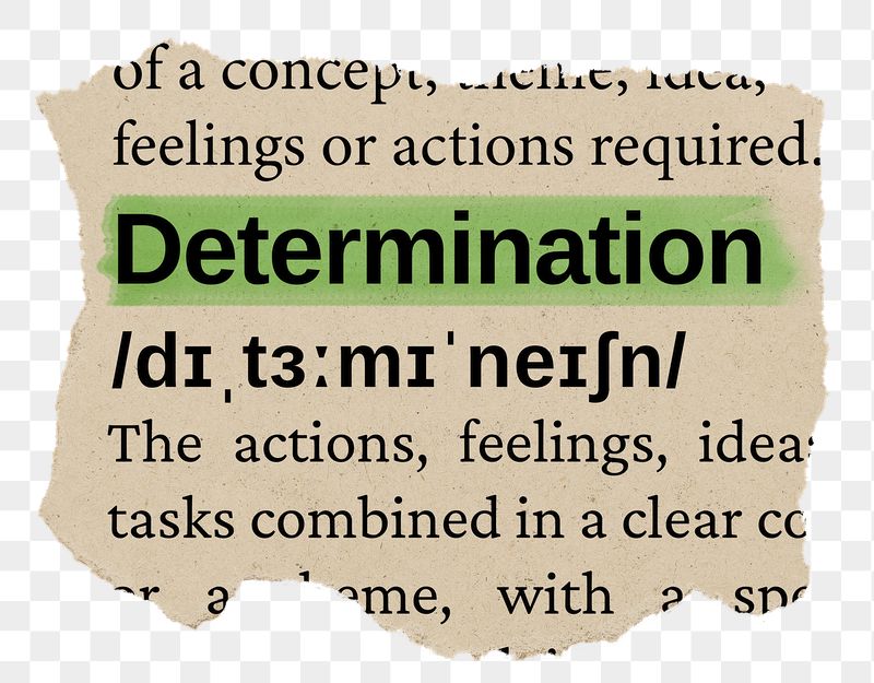 Determination png word sticker, torn | Free PNG - rawpixel