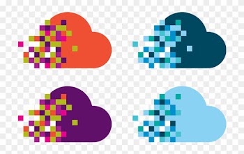 Developed This Pixelated Cloud In Different Colour - Developed This Pixelated Cloud In Different Colour
