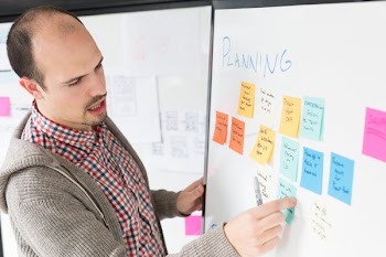 Developer Leading A Planning Session