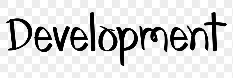 Development png word sticker typography, | Free PNG - rawpixel
