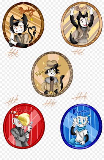 DeviantArt Digital art Artist Cuphead - advertisement badge 