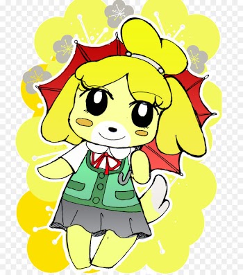 DeviantArt Illustration Clip art Yellow Animal Crossing - isabelle 