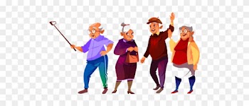 Devices - Old People Illustration