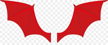 Devil Angel Icon - Red Devil Wings 