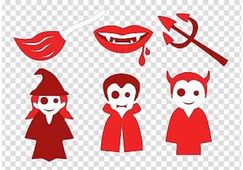 Devil Vampire, Vampires and witches devil transparent background PNG clipart