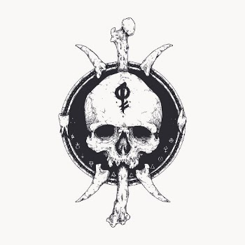 Devil worship skull clipart, vintage | Free Vector - rawpixel