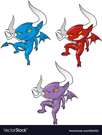 Devils Set vector image