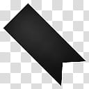 Devine Icons Part , rectangular black ribbon monochrome icon transparent background PNG clipart