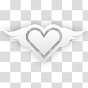 Devine Icons Part , white heart transparent background PNG clipart