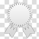 Devine Icons Part , white ribbon monochrome icon transparent background PNG clipart