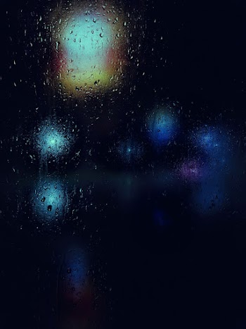Dew Drops on the Glass