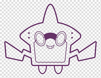 Dex Rotom Line Art FREE transparent background PNG clipart