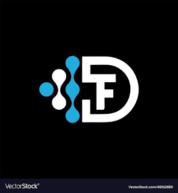 df technology logo template for corporate i