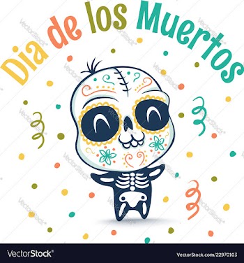  					Dia de los muertos vector image														