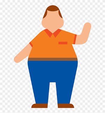 Diabetes In India - Fat People Vector