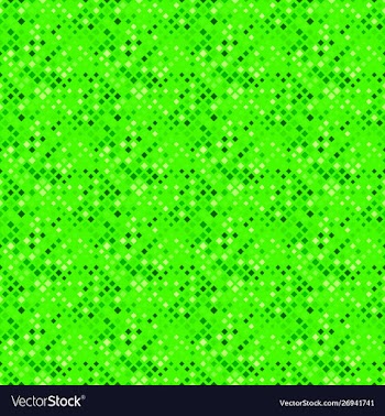 Diagonal square pattern background - green vector image
