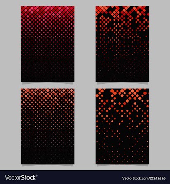 Diagonal square pattern brochure design - mosaic vector image