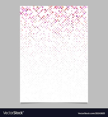 Diagonal square pattern brochure design - tiled vector image