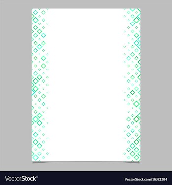 Diagonal square pattern brochure template vector image