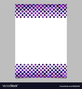 Diagonal square pattern page background template vector image