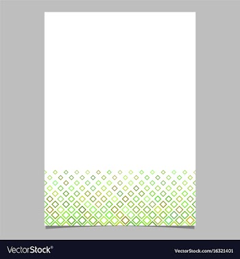 Diagonal square pattern page background template vector image
