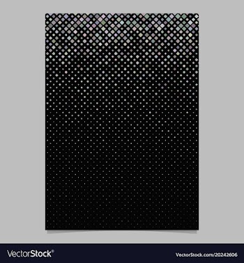 Diagonal square pattern poster design - mosaic vector image