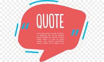 Dialog box Text box - Red quote text box 
